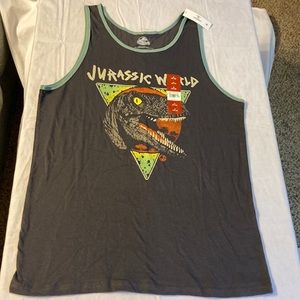 Jurassic World men’s tank top NWT size M